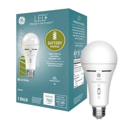 GE LED Battery Backup Bulb