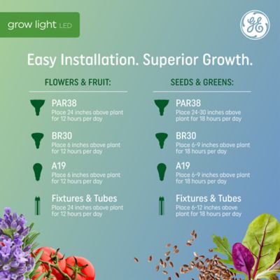 Image showing 5 th GE 65W LED Fruit & Flower Grow BR30