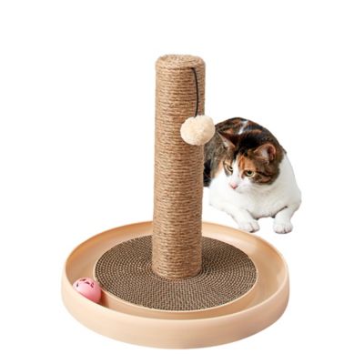 Image showing  Pecan Scratching Post Cat Furniture, 15.5 in.