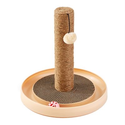 Image showing  Pecan Scratching Post Cat Furniture, 15.5 in.