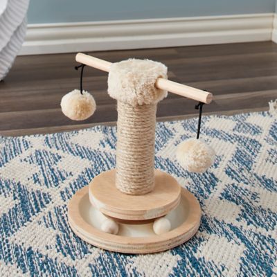Image showing  Chestnut Scratching Post Cat Furniture, 9.5 in.