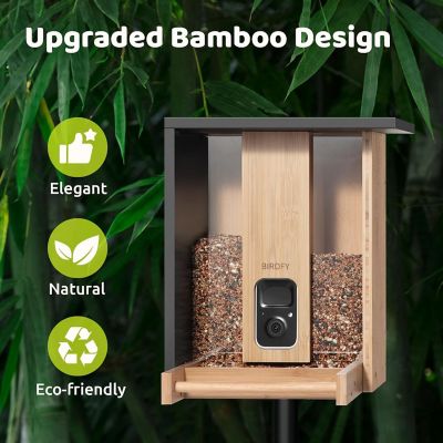 Image showing 7 th Birdfy The Self-Sustaining Bamboo Feeder: Hands-Free Birdwatching with Automatic Visitor Insights