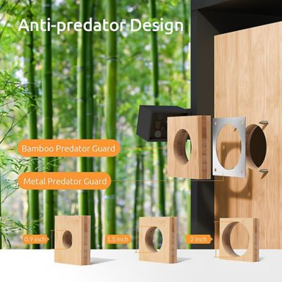 Image showing  3.3 lb. Bird House with Camera, Identify Bird Nesting and Hatching with Automatic Notification, AI Lifetime Free
