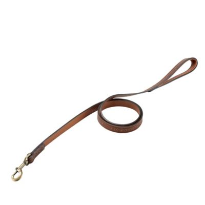 MuttNation Fueled by Miranda Lambert Tooled Leather Dog Leash, 5 ft.