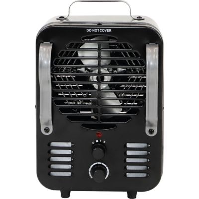 Lifesmart 1500 Watt Milkhouse Utility Heater in Black