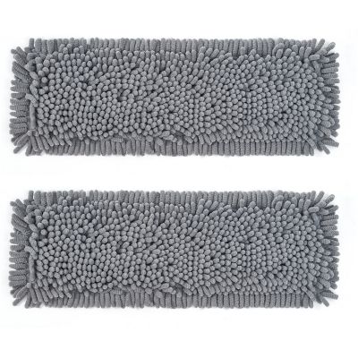 True & Tidy 2 pk. Chenille Mop Pad Replacement Set for SWEEP 180 Sweeper Mop