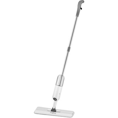 True & Tidy Spray Mop with 360 Degree Swivel Mop Head, Removable Water Tank, and 1 Microfiber Mop Pad, White