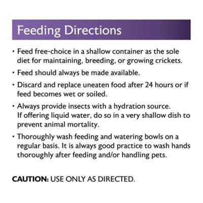 Image showing  Cricket Food, 50 lb.