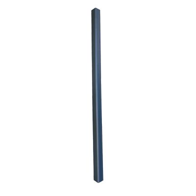 Image showing  3 in. x 3 in. x 6 ft. Gray Aluminum Alloy Inner Metal Fence Gate Post Kit for EP 44 in. x 62 in. Fence Gate Series
