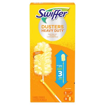 Swiffer Duster Heavy Duty 3 ft. Extendable Handle Starter Kit