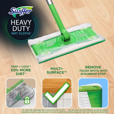 Image showing  Sweeper Pet Heavy Duty Wet Multi-Surface Cloth Refills, 20-Pack
