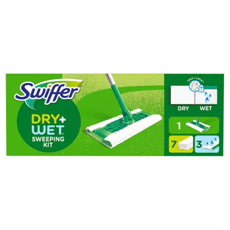 Swiffer Sweeper 2-in-1 Dry and Wet Floor Cleaning and Sweeping Kit Cleaning Cloths & Dusters