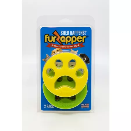 FurZapper Furzapper Double Pack Yellow-Green Hair Removal & Lint Rollers