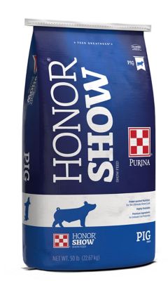 Image showing  Honor Show Pig 14P BMD Medicated Pelleted Pig Feed, 50 lb. Bag