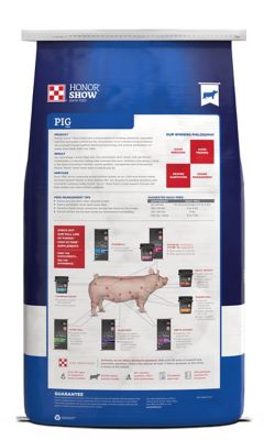 Image showing  Honor Show Pig 19P BMD Medicated Pelleted Pig Feed, 50 lb. Bag
