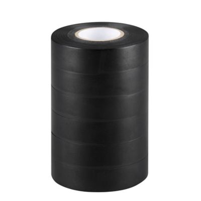 Image showing  60 ft. Electrical Tape Set, Black, 6-Pack