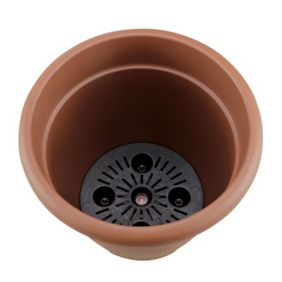 Image showing  3.92 lb. Plastic Basic Planter, 8 in.