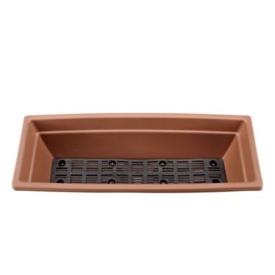 Image showing  16.85 lb. Plastic Windowbox Planter, 24 in.