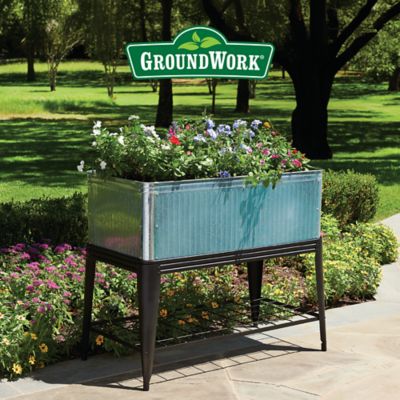 Image showing  Vintage Planter with Stand, 40 in.