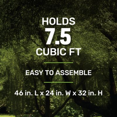 Image showing  Steel Raised Garden Bed with Stand, 48 x 26in., White