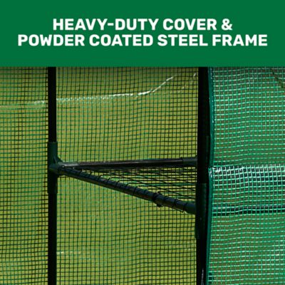 Image showing  28.74 in. x 56.3 in. Dual-Sided Walk-in Greenhouse