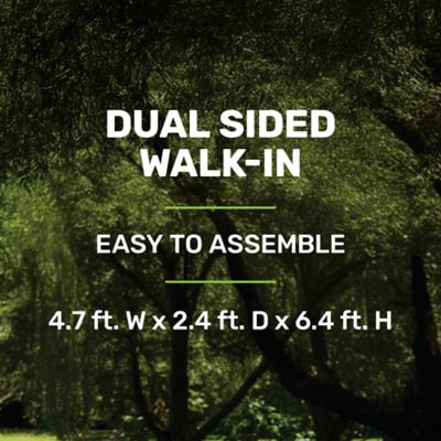 Image showing 5 th GroundWork 28.74 x 56.3in. Dual-Sided Walk-in Greenhouse