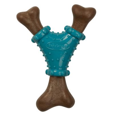 Image showing  Squeaky Wishbone Dog Chew Toy, Assorted Colors