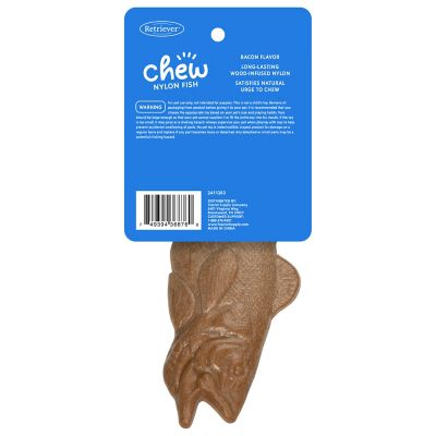 Image showing 8 th Retriever Nylon Fish Dog Chew Toy