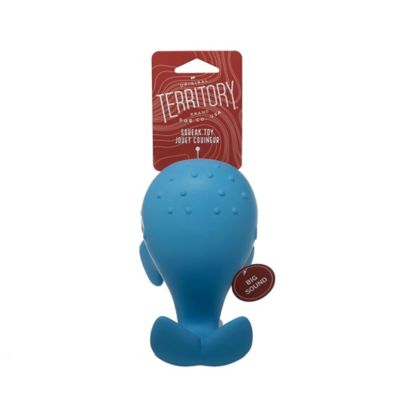 Image showing  Natural Rubber Whale Squeaker Dog Toy
