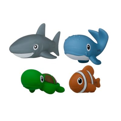 Image showing  Natural Rubber Whale Squeaker Dog Toy