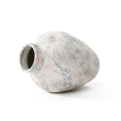 Image showing  Marble White Stoneware Table Vase