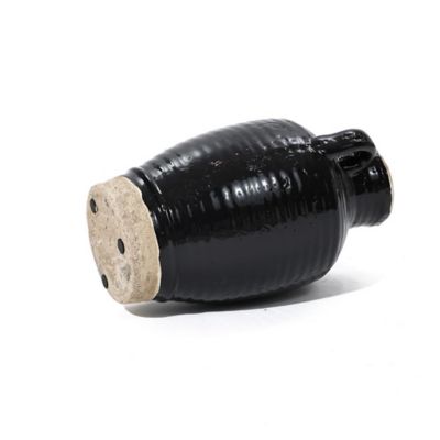 Image showing  Black Jug 10 in. Tall Terracotta Vase with Two Handles
