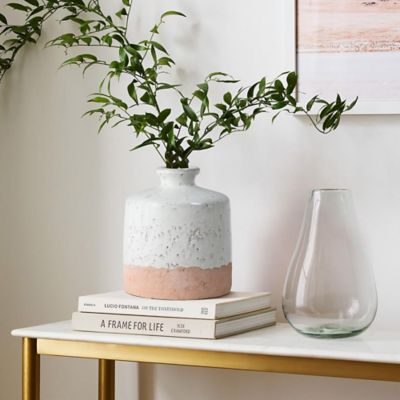 Image showing  Two Tone Rustic Terracotta Jug Vase