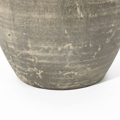 Image showing 7 th LuxenHome Rustic Farmhouse Brown Jug Terracotta Vase