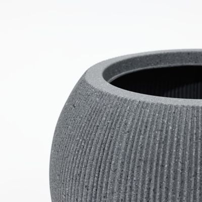 Image showing  14.5 in. Round Bowl Plastic Planter