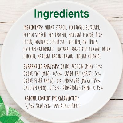 Image showing  Healthy Edibles Beef Flavor Dog Chew Treats, 4.9 oz., 3 ct.