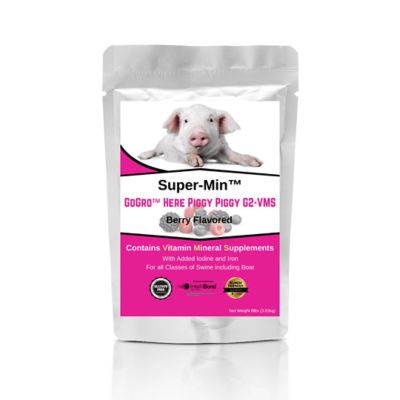 Super-Min GoGro Here Piggy Piggy Mineral G2-VMS, 8 lb. Pouch