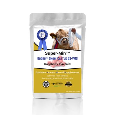 Super-Min GoGro Show Cow Mineral G2-VMS, 8 lb. Pouch