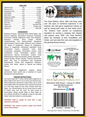 Image showing  GoGro Show Cow Mineral G2-VMS, 8 lb. Pouch