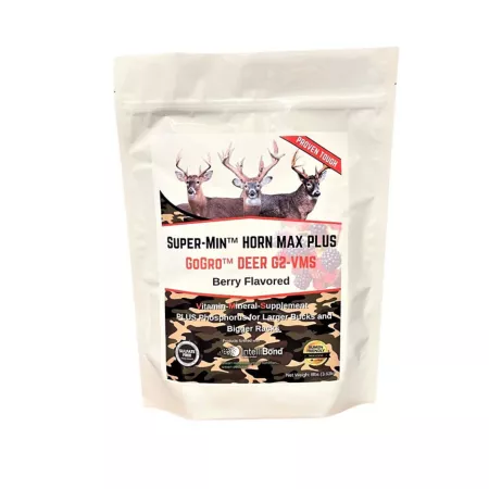 Super-Min Horn Max Plus GoGro Deer Mineral 8 lb Pouch Game Attractants