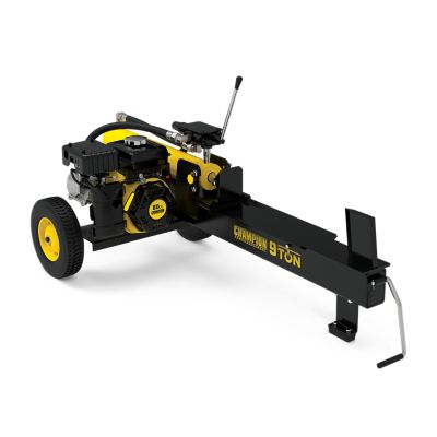 Champion 9-Ton Gas-Powered Compact Horizontal Log Splitter with Auto Return