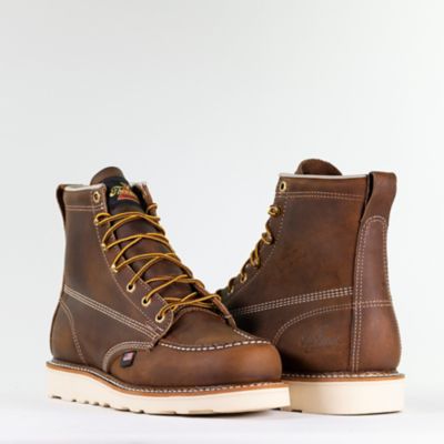 Image showing 1 th Thorogood Men's American Heritage Maxwear Wedge Moc Toe Boots, 6 in.