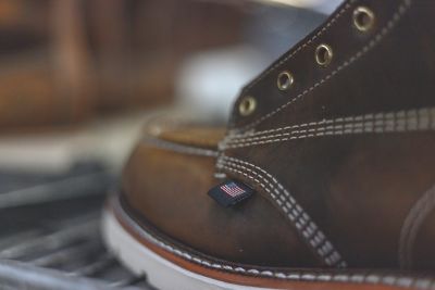 Image showing 3 th Thorogood Men's American Heritage Maxwear Wedge Moc Toe Boots, 6 in.