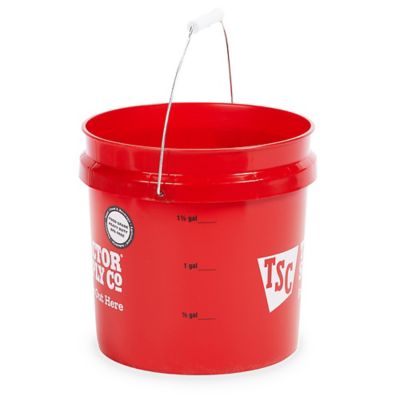 Image showing 5 th Tractor Supply 2 gal. Red Bucket