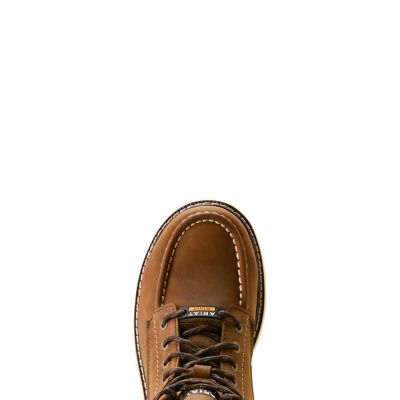 Image showing 6 th Ariat Women's Rebar Lift Waterproof Moc Round Toe Work Boots