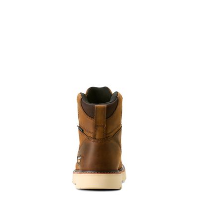 Image showing  Men's Rebar Wedge 6 in. Waterproof Soft Moc Toe Work Boots