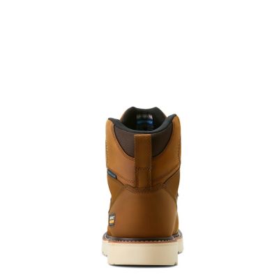 Image showing 1 th Ariat Men's Rebar Wedge Moc Toe 6 in. Waterproof Composite Toe Work Boots