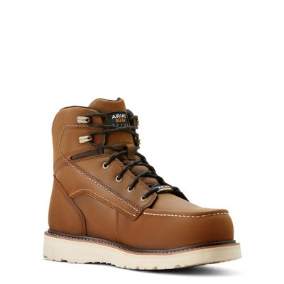 Image showing  Men's Rebar Wedge Moc Toe 6 in. Waterproof Composite Toe Work Boots