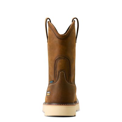 Image showing 1 th Ariat Men's Rebar Wedge Pull-On Waterproof Soft Toe Work Boots