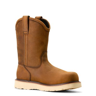 Image showing 2 th Ariat Men's Rebar Wedge Pull-On Waterproof Composite Toe Work Boots